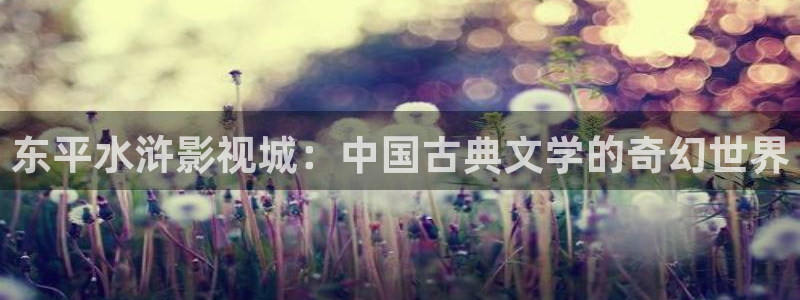 飘零影院在线看：东平水浒影视城：中国古典文学的奇幻世界